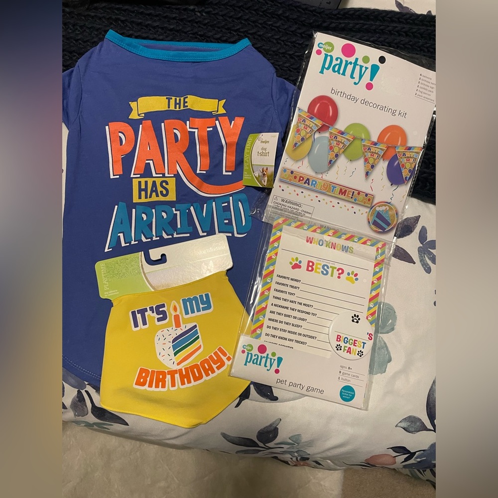 New Med/Large Dog Birthday Party Bundle